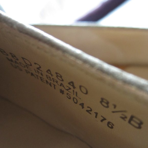 Cole Haan Fiona Sand Embossed Snake Low Air Heels - Picture 10 of 13